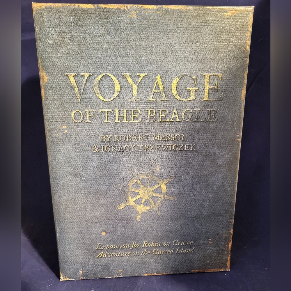 New Open Box Boardgame Robinson Crusoe -Voyage of the Beagle Expansion Box